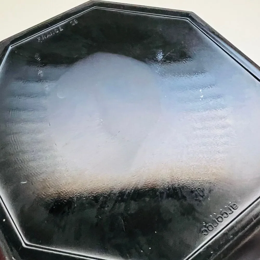 ARCOPAL France Novoctime Black Glass Small Fruit Dessert Bowls, Set of 2